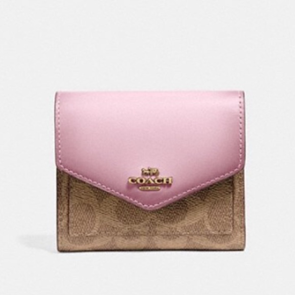Coach small tri-fold wallet